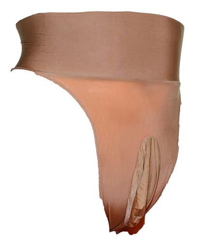 Mona's Choice Mens High Waist Glossy Ice Silk Briefs/Mens Panties