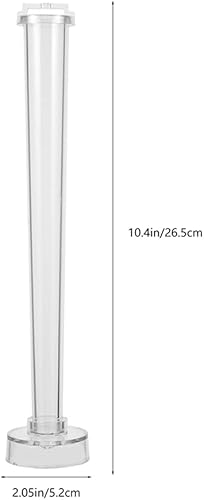 Miniatura 2 de Molde de vela de plástico transparente para hacer velas de pilar cónico de bricolaje 2.05X2.05X10.43 Molde de silicona para decoración del hogar y