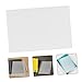 TEHAUX 100pcs Flexible Binder Protectors for Organizing Planners Textbooks and Documents Easy to Clean and Maintain Clear Display