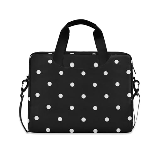 Funda para portátiles 15.6 pulgadas con asa y correa cruzada negra