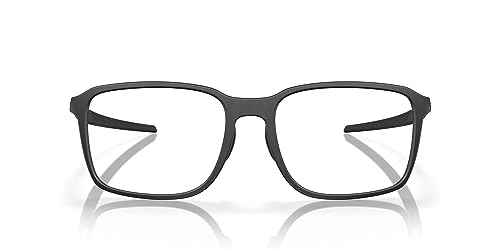 Oakley Men's OX8145D Ingress Rectangular Prescription Eyewear Frames, Satin Black/Demo Lens, 58 mm