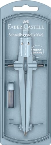 Faber-Castell Grip Zirkel - Stream 2024 - shiny rose, ice blue sortiert