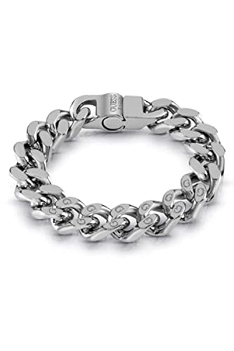 Bracelet curb GUESS UMB70026-S taille unique, gourmette homme sans gemme en métal rigide