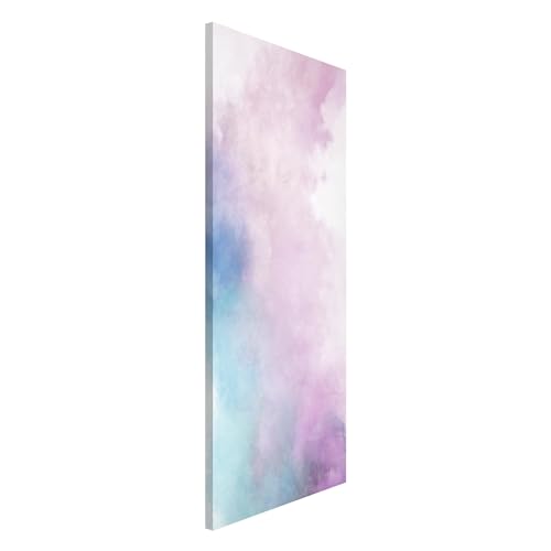 micasia Tableau magnétique pour magnets tableau d'affichage à motifs tableau aimanté avec motif métal violet panneau aimanté aquarelle illustration...