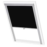 Verdunkelungsrollo Schwarz P08/408 Dachfensterrollo mit...
