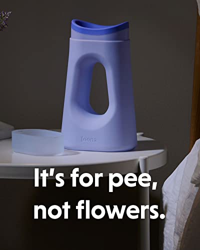 Loona Premium Female Urinal - Quiet, No Splash Design for Women - Ideal for Bedside, Travel, and Outdoor Use - Moon Grey - HSA/FSA Eligible - Thumbnail 7