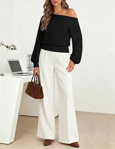 Image of MEROKEETY Sweaters for Women 2026 Fall Outfits Long Sleeve Winter Clothes