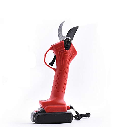 VBVA-S 16.8V Electric Pruning Shears Long-handled Shears Lawn Edging Shears Wireless Electric Scissors Garden Pruning Shears Tool 25mm(Red)
