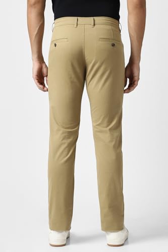 Image of Van Heusen Men's Mid Rise Premium Cotton Slim Fit Casual Trouser Chinos