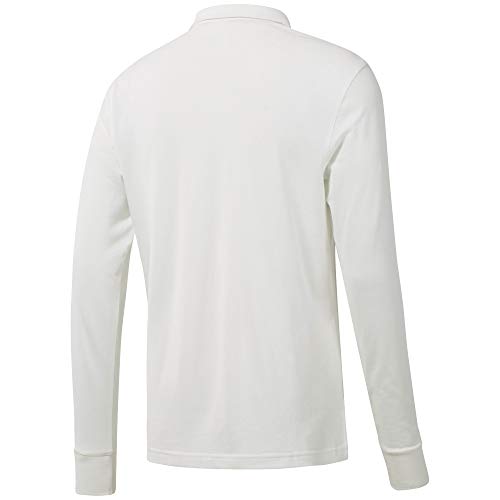 Reebok AC F LS Polo, Uomo, Bianco, M