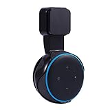 Echo Dot 3rd Gen Outlet Wall Mount Hanger Holder for Home Voice Assistants,A Space-Saving Wall Stand for Your Smart Home Speakers Without Messy Wires or Screws,Built-in Cable Management(Black)