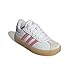 Adidas Unisex-Kid's VL Court 3.0, White/Bliss Pink/Alumina, 6