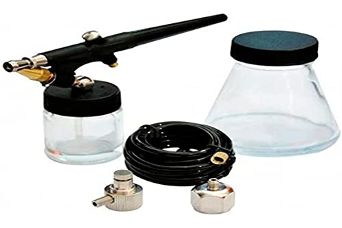 Kit Aerógrafo com 6 Peças, Western, AER-1, Preto