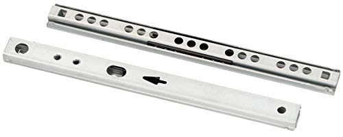 KOTARBAU® Kugelführung 2 Stk. 180 mm / 17mm Teilauszug Schubladenschienen Rollenauszug Teleskopschienen Schubladen Auszüge