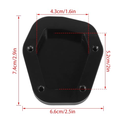 Extension de béquille Moto Guzzi V100 Mandello S élargissant l'appui au sol - 2