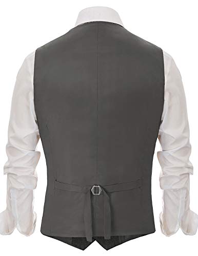 Pj Paul Jones Men's Tailored Wool Blend Suit Vest Business Formal Dress Waistcoat #TOP2