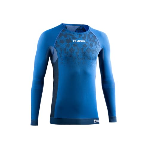 Lurbel Win Long Sleeves, Camiseta térmica, Ropa térmica, Camiseta de Invierno, Camiseta de Manga Larga, Camiseta Anti-Olor. Unisex. (L - Grande, Azul Royal)