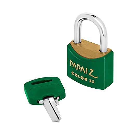 Cadeado Color Line, Papaiz, CR25, Verde