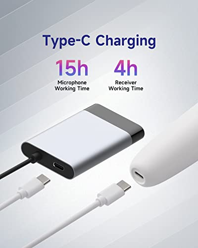 Puremic Uhf Wireless Microphone System, Wireless Karaoke Microphone With Bluetooth Rechargeable Receiver, Cordless Microphone, Car Microphone For Singing, Meeting, Speaker, Karaoke Machine - Q1Pro #TOP3