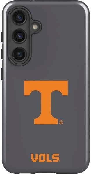 Skinit Impact Phone Case Compatible with Galaxy S25 Plus - Officially Licensed University of Tennessee-Knoxville T Logo Vols on Gray Design