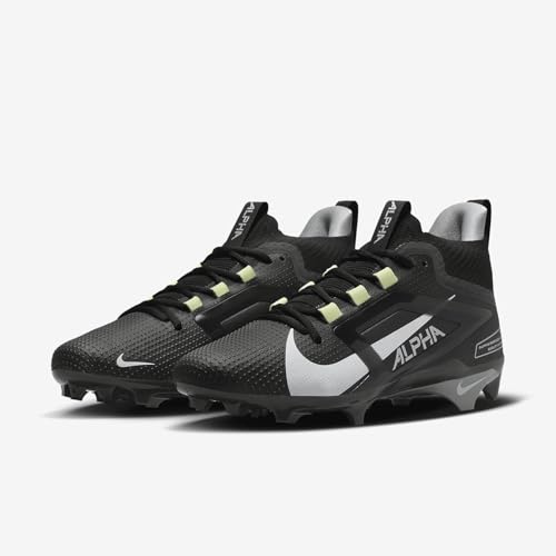 Image of Nike Alpha Menace 4 Elite Football Cleats (FD7036-600, University Red /Team Red /Black /White)