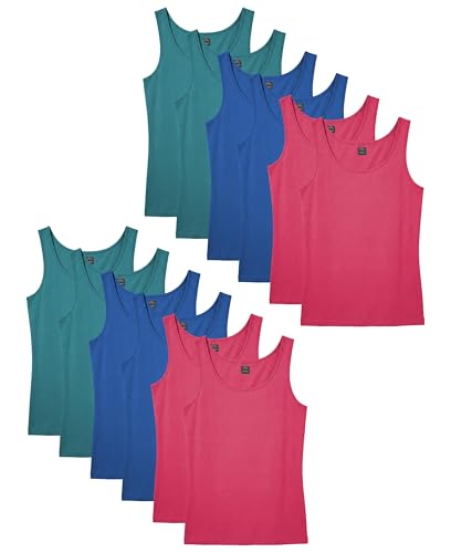 Image of Sexy Basics Women's Stretch Tank Tops | Multi Packs & Colors Sport Tanks