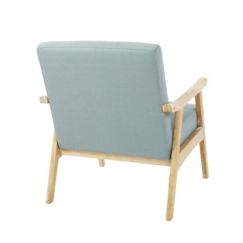 Sillón Moderno Tela Azul miniatura 5