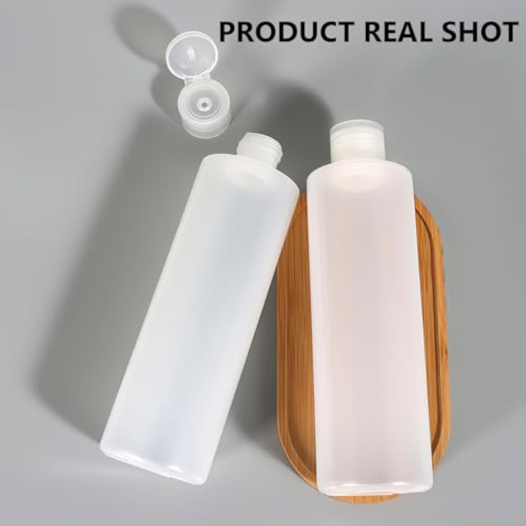 400Ml 2Pcs Transparent Refillable Plastic Bottles