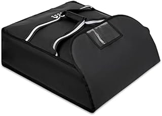 Foxhound Delivery Bags for Hot Food - 25L Thermal Bags for Hot Food Delivery, 35x33x25cm Food Delivery Bag for Restaurants, Takeaway, Uber Eats Delivery Bag, Deliveroo Bags - Black