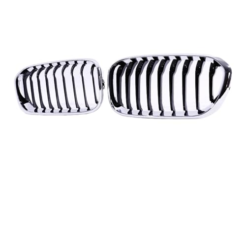 Calandre à lamelles simples noir mat chromé pour sublimer votre BMW F20