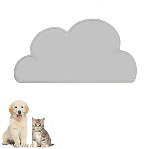 FANJIANG Alfombrilla antideslizante para perros y gatos, perfecta para proteger el suelo de líquidos (gris) Cover