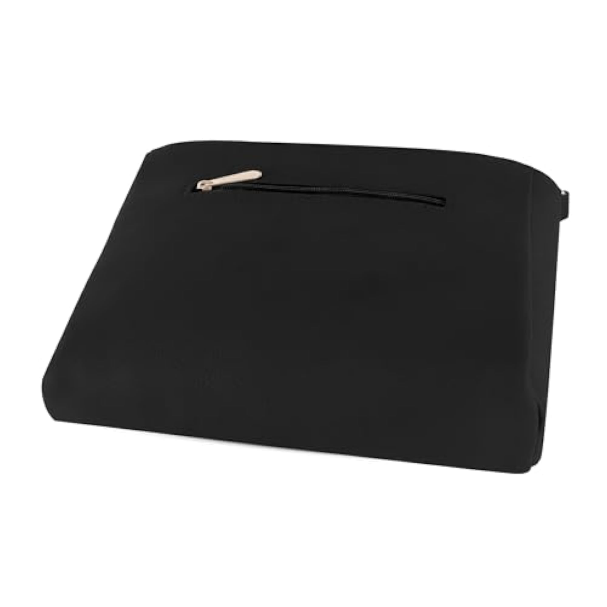 PU Leather Messenger Bag, Black