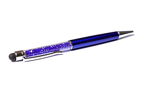 Penna a sfera 2 in 1 di qualità con cristalli ed