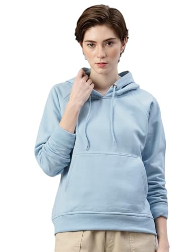 Image of ADBUCKS Women's Cotton Winter Jacket Sweatshirts Casual Drawstring Clothes Pullover Hoodie With Kangaroo Pocket Ii Womens Jacket Ii Winter Sweater Hoodie For Women & Girls