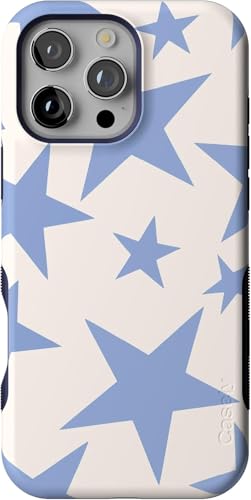Casely iPhone 16 Pro Max Case | Stars Align | Blue & White Stars | Bold Protective Design | Compatible with MagSafe