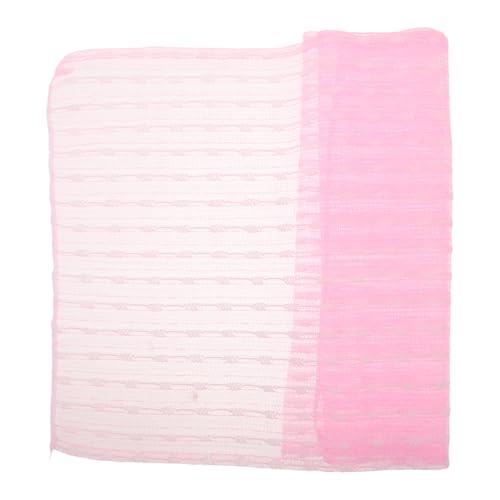 Baluue Toalla Exfoliante Japonesa para Frotar la Espalda, Paño de Baño Largo 89x30 Cm de Secado Rápido, Suave y Absorbente en Color Rosa para Ducha y Limpieza Corporal Diaria