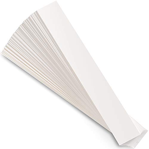 Lostronaut 100-Pack Grade-1 Chromatography Paper Strips - 6" x 0.75" Pigment Separation Blotting Strips for Science Experiments & Laboratories - Clear Separation Filter Paper Set - White, Rectangular by LOSTRONAUT - Used condition - US$12.02