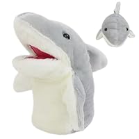 Animal Puppets – Soft Plush Toy, Shark Character, Hand Fit, Colorful Design | Role-Play Puppet Used In Interactive Stories, Parent-Child Theatre, School Activities, Or Birthday Entertainment