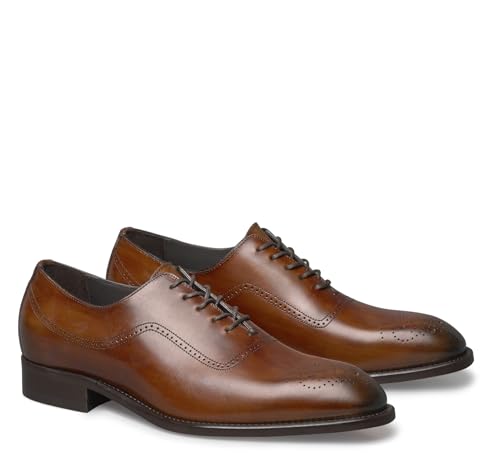 Johnston & Murphy Men's Ellsworth Plain Toe Medallion Oxford4