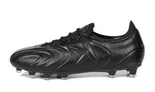 KELME Kangaroo Leather Soccer Cleats - FG Pro K-Leather Soccer Shoes - Outdoor Indoor Football Boots Mens Adult Sizes (Black, 8.5)