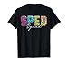 Special Education Teacher SPED Squad School Team Leopard T-Shirt