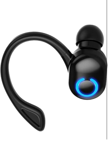 Image of Wireless Single Ear Headset | Bluetooth Earhook Earbud |Clear Calls | Comfortable Secure Fit | Driving Office Business Use | Lightweight Design | Long Battery Performance