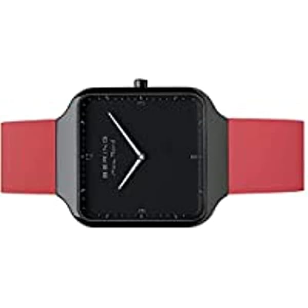 BERING herr analog kvartsklocka med silikonarmband 15836-523