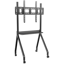 YCKJNB Smart Board Portable Stand with Four Lockable Wheels for Interactive Whiteboard 55-65 Inch, Home School Office