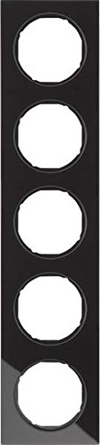 Marco 5E R.3 cadre de finition en cristal negro finition brillant