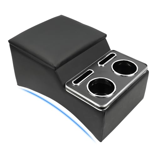 Center Console, Universal Front Bench Seat Consoles,Truck Seat Organizer and Storage,Center Console for Truck & Minivan & Car& SUV Cab Front Seat Bench Seat Storage Box (Regular)