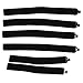 Rawlings Sporting Goods Catcher Accessories LGE Leg Guard Straps (Set of 6), Black