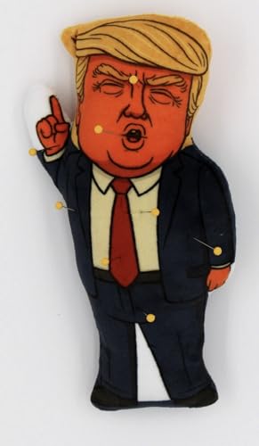 Political Figure Voodoo Doll with 8 Matching Ball Pins 8 Inches Tall Novelty Gag Gift