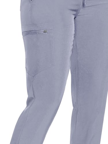 Image of COZYFIT Womens Scrub Pants - Soft Stretch Yoga Style with 5 Pockets, Slim Fit Jogger Scrubs Pants for Women