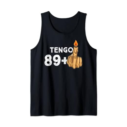 89+1 Dedo Medio Vela De Cumpleaños Para El 90º Cumpleaños Camiseta sin Mangas